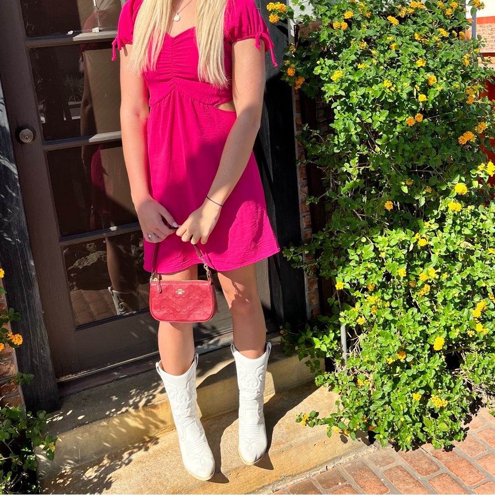 Altar'd State Vibrant Pink Dress